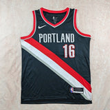 Portland Trail Blazers #16 Yang Trail Blazers 16 Black s-xxl Style 2