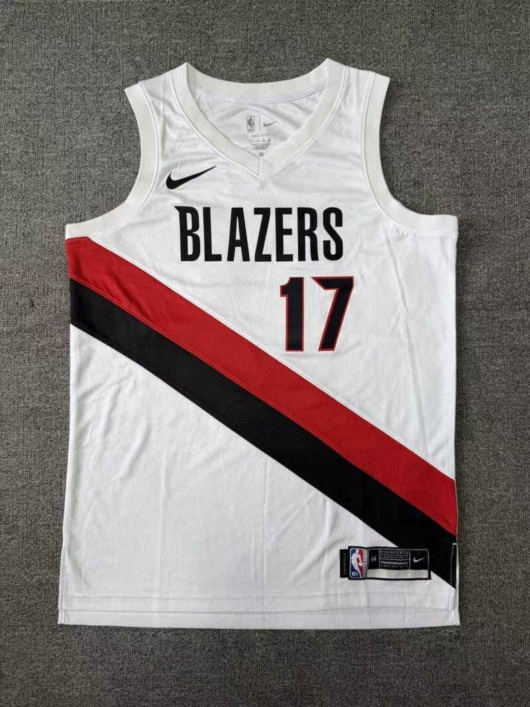 Portland Trail Blazers #17 Shaedon Sharpe 26 Season Trail Blazers Team White Style 2