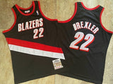Portland Trail Blazers #22 Drexler Trail Blazers 22 # 91-92 Retro Black Embroidered Jersey