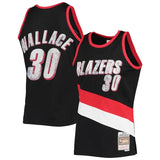 Portland Trail Blazers #30 Rasheed Wallace Mitchell & Ness 1999-00 Hardwood Classics 75th Anniversary Diamond Swingman J