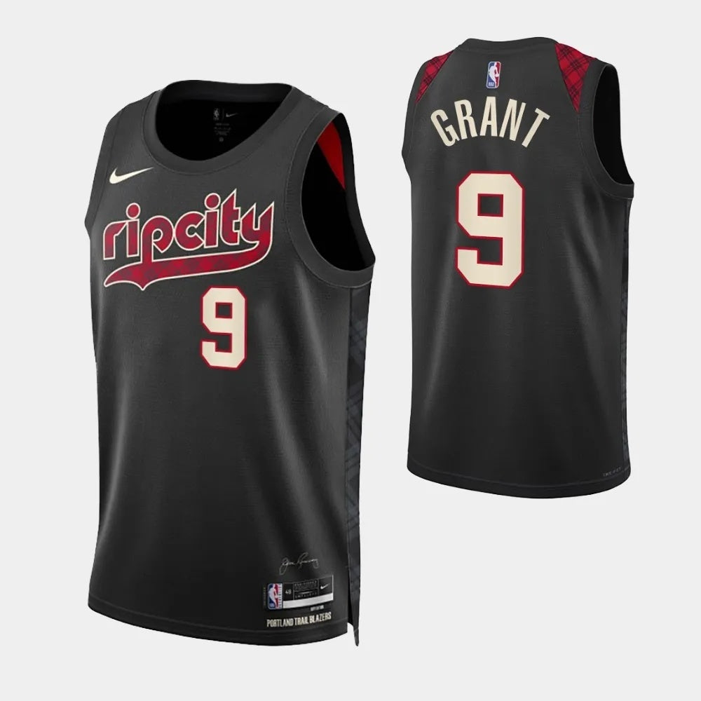Portland Trail Blazers #9 Jerami Grant 2023-24 City Edition Swingman Jersey