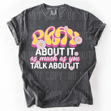Pray About It As Much As You Talk About It DTF Transfers - THIS IS NOT A SHIRT