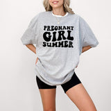 Pregnant Girl Summer Shirt, Mom to Be Shirt, Baby Announcement, Pregnancy Reveal, Baby Shower Gift, Funny Gift for New Mom