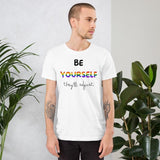 Pride Month T Shirt Hoodie Sweater LGBT Be Yourself Tee Funny Unisex Gay Gift Transgender Lesbian Support Top Inclusive Tolerance Apparel