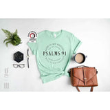 Psalms 91 T Shirt ,Christian T Shirt, Blessed Shirt, Religious Shirt, Hymn T-Shirt, Christ Jesus Shirt, Jesus Love Tee, Psalms 91  sweater and hoodie