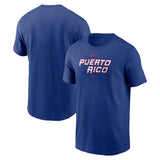 Puerto Rico Baseball Royal 2026 World Baseball Classic Wordmark T-Shirt