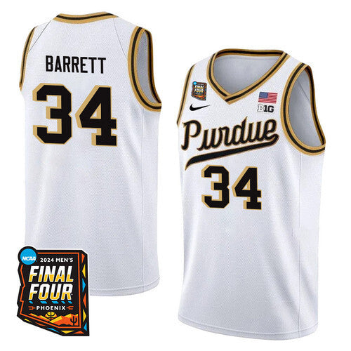 Purdue Boilermakers #34 Carson Barrett 2024 Men's Final Four