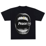 Purpoz Peace T-Shirt - Cotton Shirt - Streetwear - S to 4XL - Multiple color