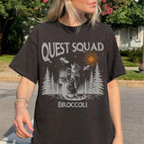 Quest Squad Broccoli Shirt, Onyx Storm Fourth Wing Merch, Xaden Riorson Violet Bookish Lover, Top Romantasy Fan, Ridoc T-Shirt, Dragon Rider
