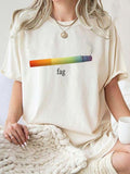 Rainbow Cigarette Shirt, Meme Price Tee, LGBT For Price Month, Queer shirt, LGBT Baguette T-Shirt, Gift for Gay Friend