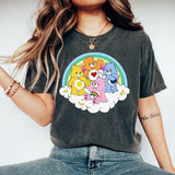 Rainbow Party Care Bears Shirt, Care Bear Birthday Shirt, 80s Cartoon Shirt, Birthday Party Shirt, Nostalgia Clothing