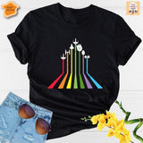 Rainbow T Shirt Hoodie Sweater, LGBTQ Shirt, Gay Shirt, Lesbian Shirt, LGBT Shirt, Gay Pride Shirt