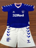 Rangers F.C home blue kids 19-20 soccer kits