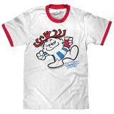 Hawaiian Punch Ringer T-Shirt - White/Red