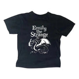 Retro Emily Strange Baby Tee, Gothic Emo Girl, Y2k Top Women Streetwear, Summer Girl Top, Women Fitted T-Shirt, Casual Cotton Short Sleeve