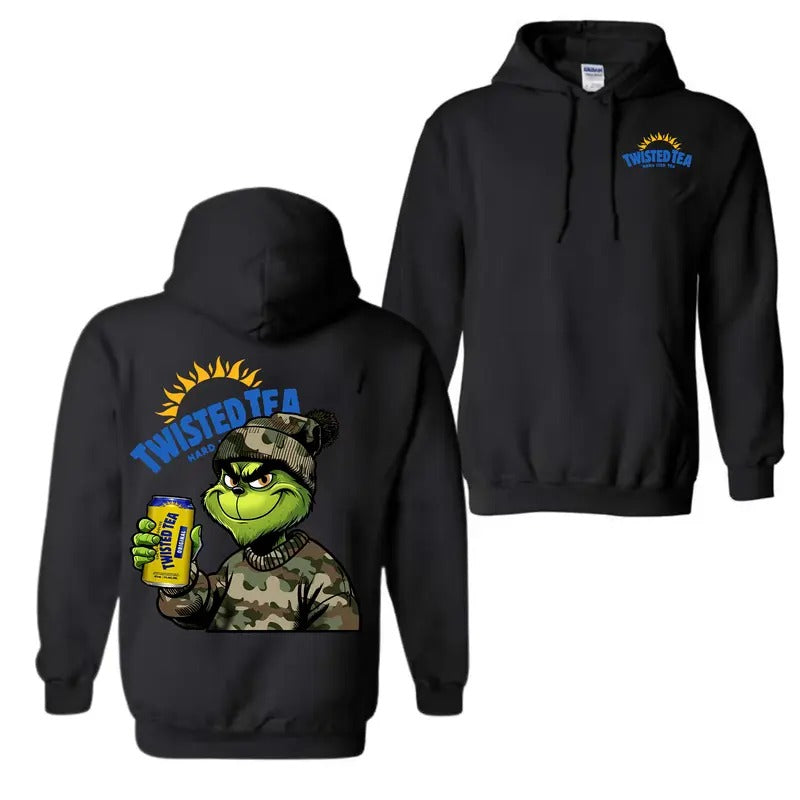 Retro Grin Twisted Tea Hunting Hoodie, Christmas Movie Shirt, Twisted Tea Sweatshirt, Hunting Shirt, Christmas Vacation Shirt, For Women, For Men