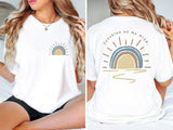 Retro Sun Shine On My Mind Shirt, Oversized Tshirt, Summer Shirt, Vacation Shirt, Beach Shirt, Summer Vacation Shirt,Boho Shirt