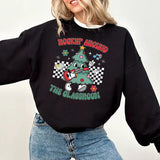 Retro Teacher Christmas T-Shirt, Rockin' Around the Classroom Sweatshirt, Merry Teacher Christmas Tree Clothing, Gift for Teachers, Unisex