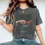 Retro Wicked Shirt, Holding Space Ariana Cynthia Finger Hold Defying Gravity Meme Wicked Movie Gift Broadway Shirt, Glinda Elphaba Shirt