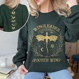 Riders Quadrant Basgiath War College, Fourth Wing Shirt, Violet Sorrengail,   Rebecca Yoros, Dragon Rider Double Sides Pullover Tee