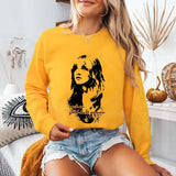 Rock On Gold Shirt Sweatshirt Hoodie, Women Sweatshirt, Gift For Fan
