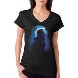 Rock en español: S Stereo Gustavo Cerati Bocanada Womens V-Neck T-Shirt Playera Casual Comfort