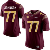 Roderick Johnson 77 Burgundy