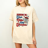 Running on Iced Coffee and Freedom T- Shirt, Coffee Shirt, 4th of July Shirt, Fourth Of July Shirt, America Shirt, Independence Day,