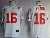 Russell Wilson 16 White