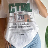 S.Z.A Hip Hop Summer T-Shirt for Women - Soft Breathable Fabric Casual Comfort Comfortable Top