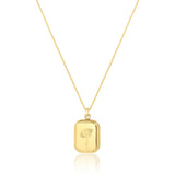 Audrey Birth Flower Necklace
