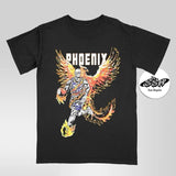 STONKSHARKCO Phoenix x WL Rally The Valley Unisex Menswear Top Basketball Cotton Shirt Trendy Shirts Men Casual Soft Crewneck Short Sleeve Tee Love Slam Dunk Tshirt Streetwear Tropical