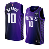 Sacramento Kings #10 Domantas Sabonis 2023-24 Statement Edition Purple Swingman Jersey Men's.webp