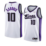 Sacramento Kings #10 Domantas Sabonis 2023-24 White Association Edition Swingman Jersey.webp