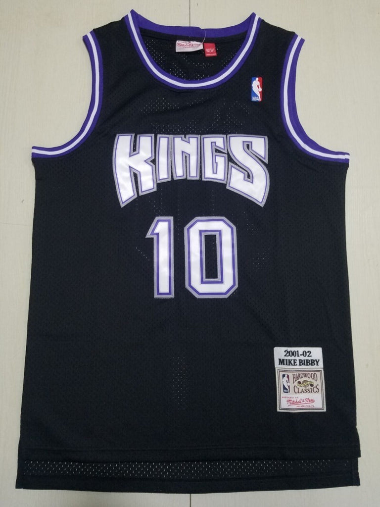 Sacramento Kings #10 Mike Bibby Kings 10 Black s-xxl Style 2