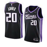 Sacramento Kings #20 Colby Jones 2023-24 Icon Edition Black Swingman Jersey Men's.webp