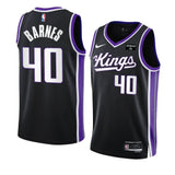 Sacramento Kings #40 Harrison Barnes 2023-24 Icon Edition Black Swingman Jersey Men's.webp