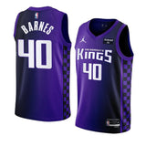 Sacramento Kings #40 Harrison Barnes 2023-24 Statement Edition Purple Swingman Jersey Men's.webp