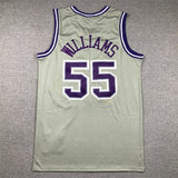 Sacramento Kings #55 Jason Williams Kings 55 Gray s-xxl Style 3