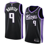 Sacramento Kings #9 Kevin Huerter 2023-24 Icon Edition Black Swingman Jersey Men's.webp