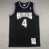 Sacramento Kings#4 Webber Kings 4 Black 1998-99 Style 2