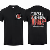 [Sale Up To 60%] Sig Sauer Best Effin' Bonus Dad Ever 2 Sided T-shirt Unisex Short Sleeve Casual 100% Cotton Top Menswear Tactical Gear Gun Lover