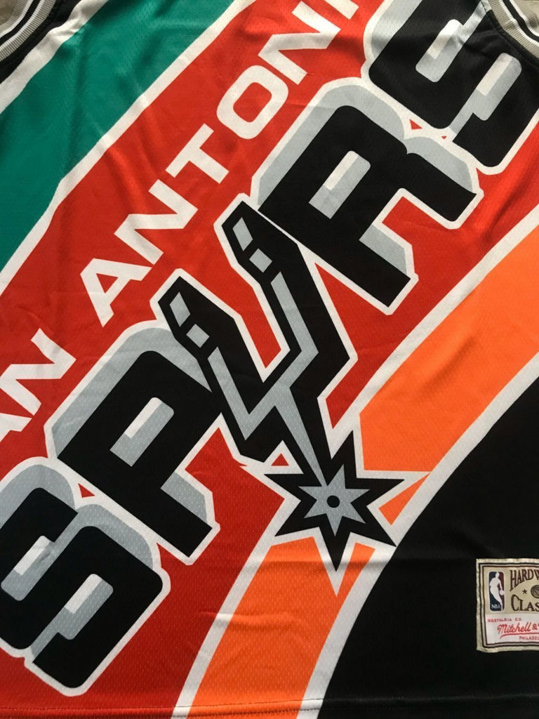 San Antonio Spurs Spurs mitchell&ness Classic Jersey Style 2