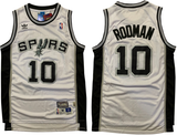 San Antonio Spurs #10 DeMar DeRozan Spurs 10 # Rodman White Premium Mesh Jersey
