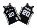 San Antonio Spurs #20 Manu Ginobili Spurs 20 # Black 20-03 Retro Jersey