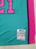 San Antonio Spurs #21 Tim Duncan throwback jersey green Spurs 21 Retro Light Green s-xxl Style 2
