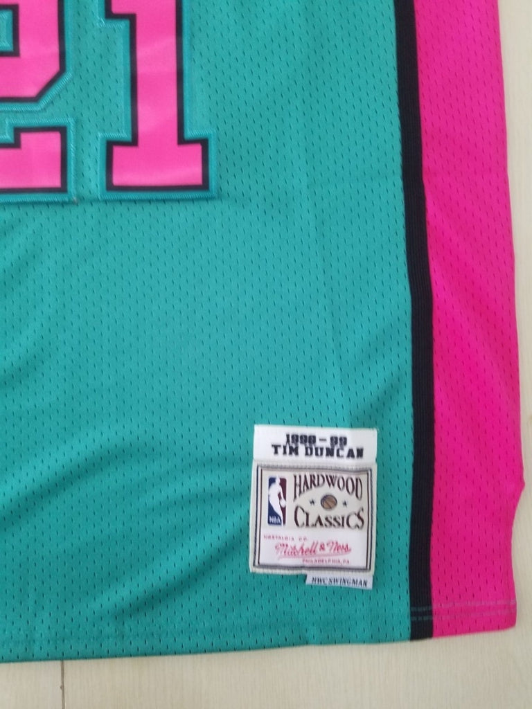 San Antonio Spurs #21 Tim Duncan throwback jersey green Spurs 21 Retro Light Green s-xxl Style 7