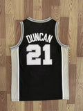 San Antonio Spurs #21 ducan finals jersey black Style 1