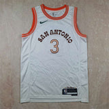 San Antonio Spurs #3 Chris Paul Hot Press Spurs 3 City Edition White s-xxl Style 2