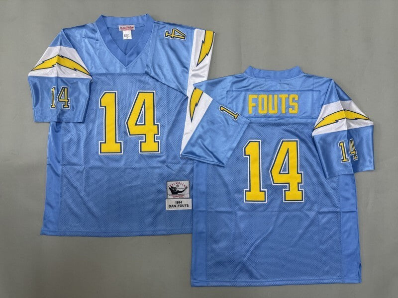 San Diego Chargers #14 Dan Fouts San Diego Chargers Style 1